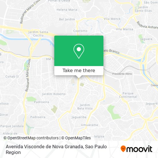Avenida Visconde de Nova Granada map