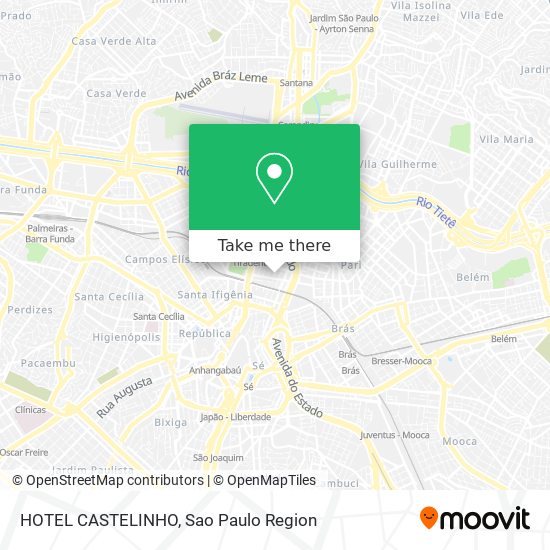 HOTEL CASTELINHO map
