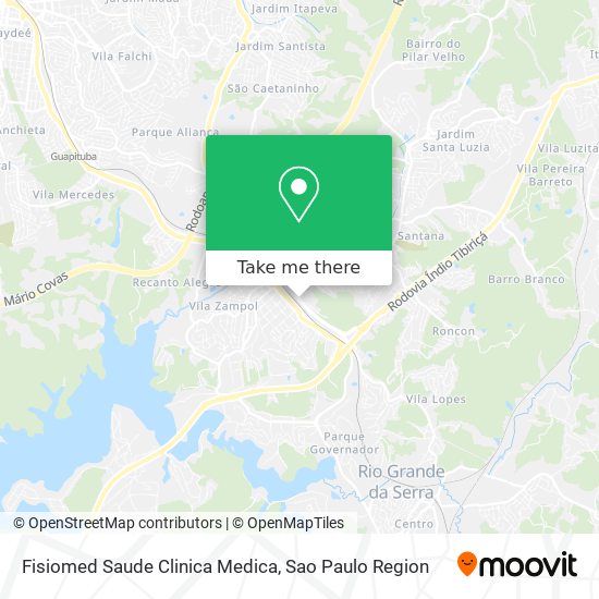 Fisiomed Saude Clinica Medica map