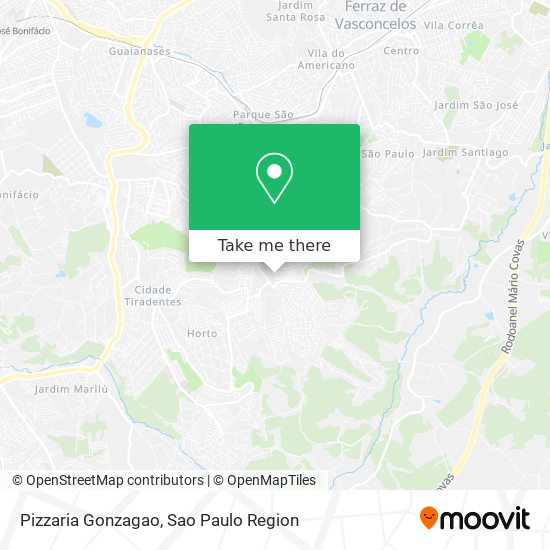 Pizzaria Gonzagao map