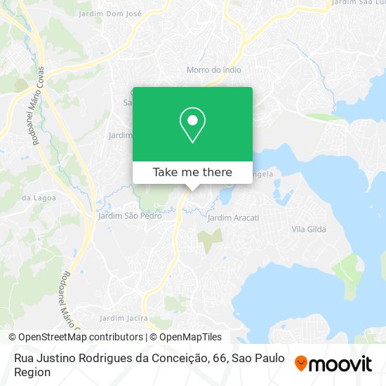 Rua Justino Rodrigues da Conceição, 66 map