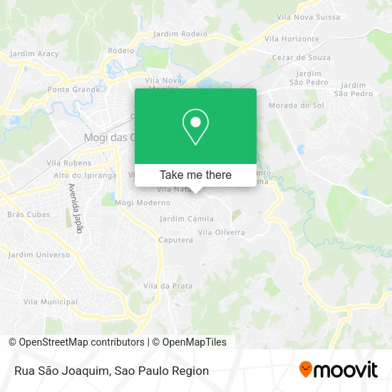 Rua São Joaquim map