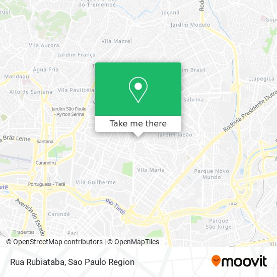 Rua Rubiataba map