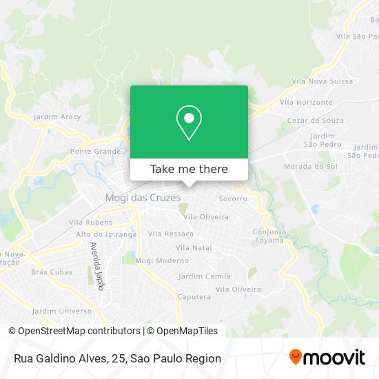 Rua Galdino Alves, 25 map