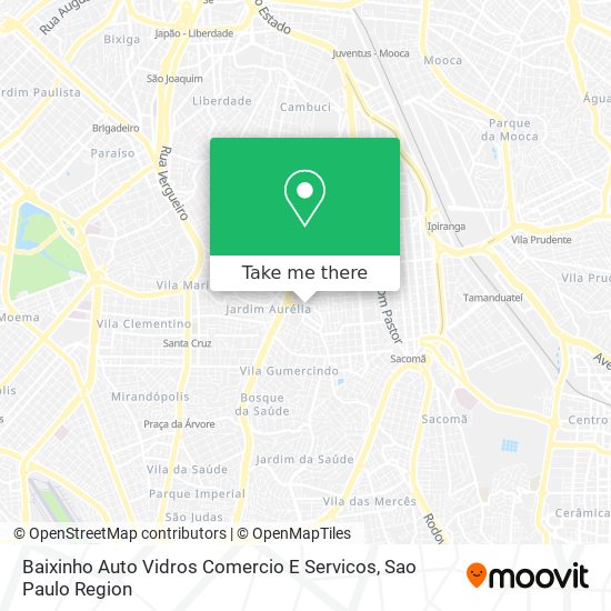 Baixinho Auto Vidros Comercio E Servicos map