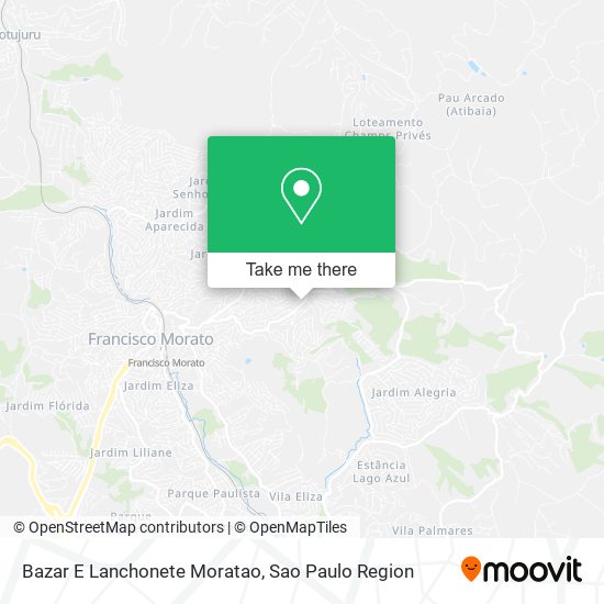 Mapa Bazar E Lanchonete Moratao