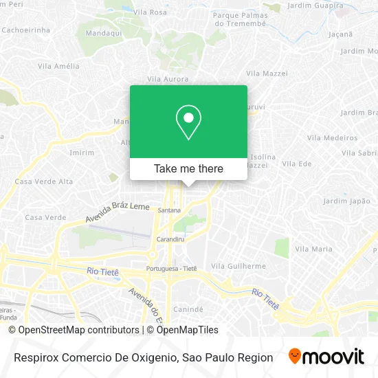 Respirox Comercio De Oxigenio map