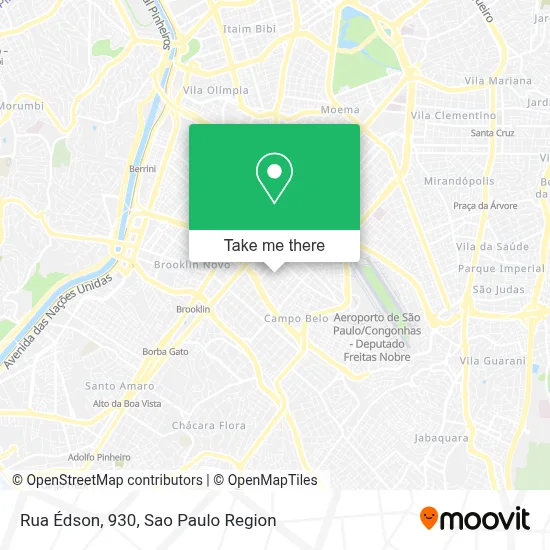 Rua Édson, 930 map