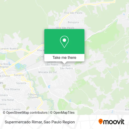 Supermercado Rimar map