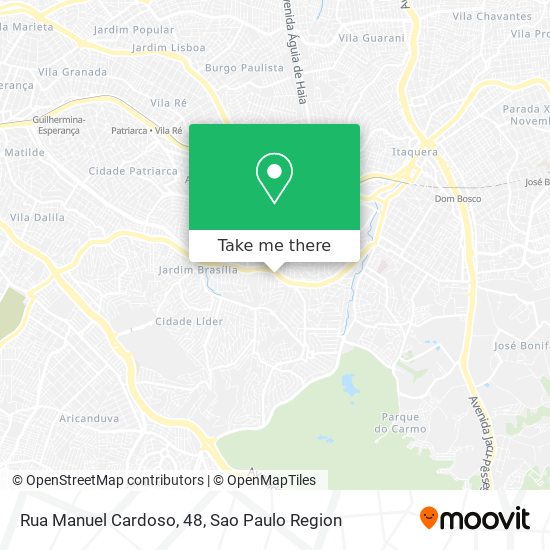 Mapa Rua Manuel Cardoso, 48