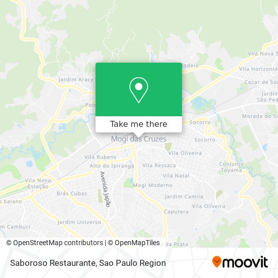 Saboroso Restaurante map