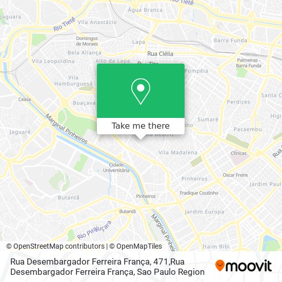 Rua Desembargador Ferreira França, 471,Rua Desembargador Ferreira França map