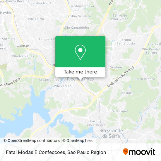 Fatal Modas E Confeccoes map