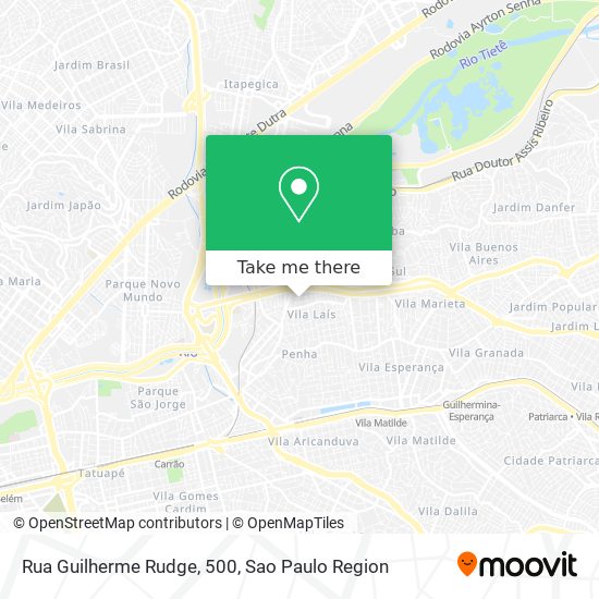 Rua Guilherme Rudge, 500 map