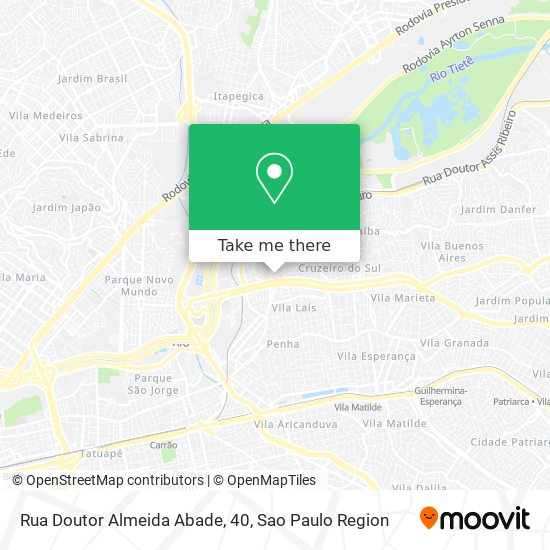 Rua Doutor Almeida Abade, 40 map