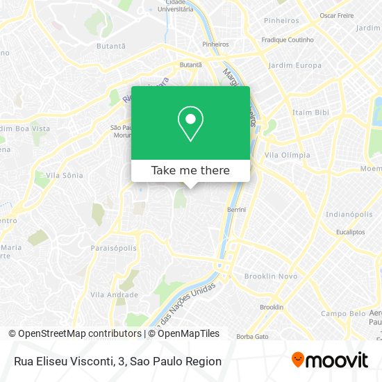 Rua Eliseu Visconti, 3 map