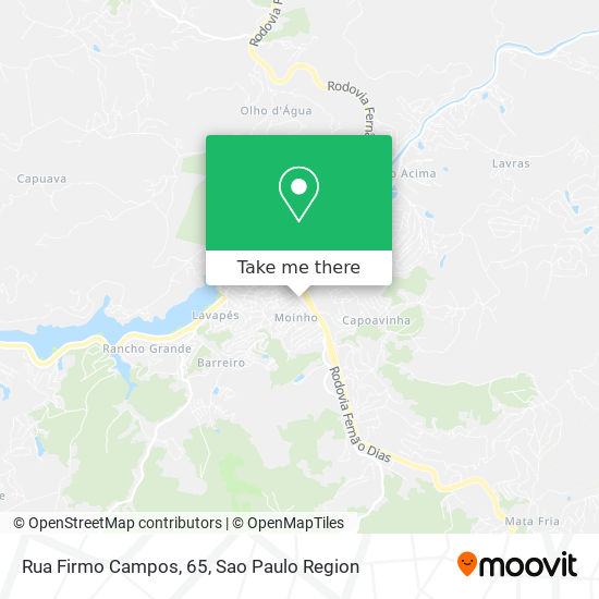Mapa Rua Firmo Campos, 65