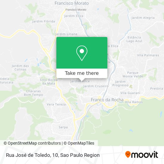 Rua José de Toledo, 10 map