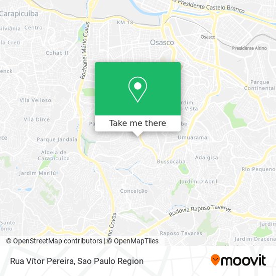 Rua Vítor Pereira map