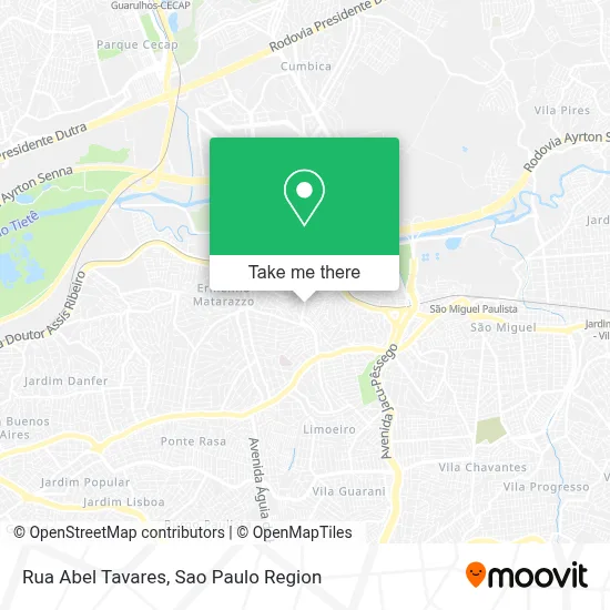 Rua Abel Tavares map