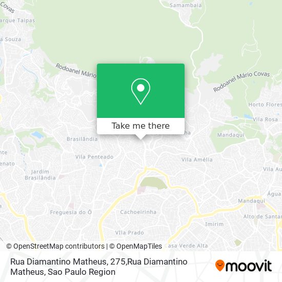 Rua Diamantino Matheus, 275,Rua Diamantino Matheus map