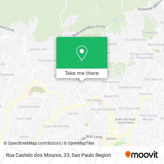 Rua Castelo dos Mouros, 33 map