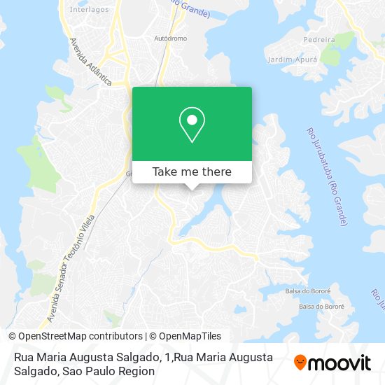 Mapa Rua Maria Augusta Salgado, 1,Rua Maria Augusta Salgado