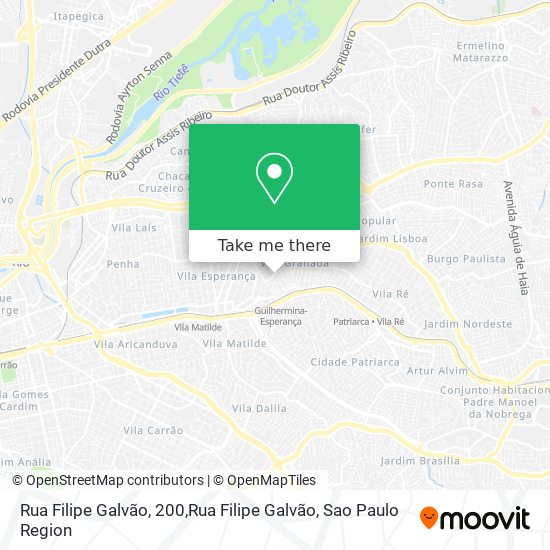 Rua Filipe Galvão, 200,Rua Filipe Galvão map
