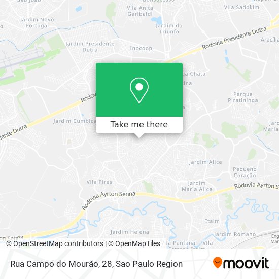 Rua Campo do Mourão, 28 map