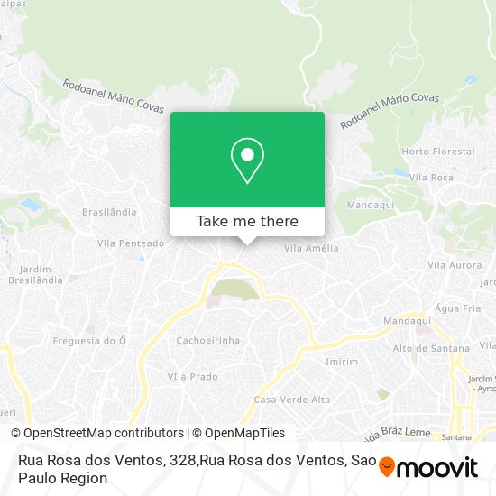 Mapa Rua Rosa dos Ventos, 328,Rua Rosa dos Ventos