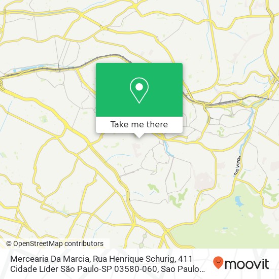 Mercearia Da Marcia, Rua Henrique Schurig, 411 Cidade Líder São Paulo-SP 03580-060 map