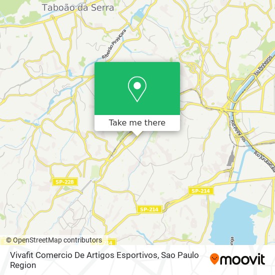 Vivafit Comercio De Artigos Esportivos map