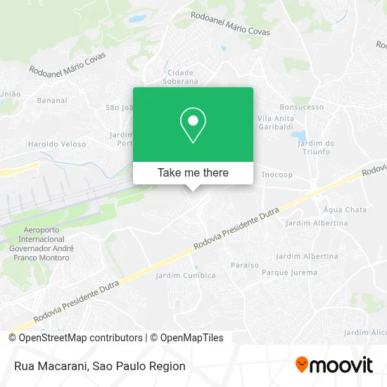 Rua Macarani map