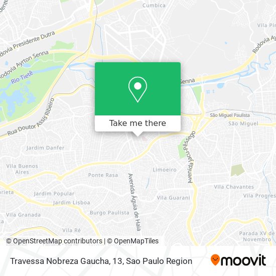 Travessa Nobreza Gaucha, 13 map