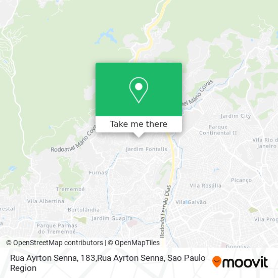 Rua Ayrton Senna, 183,Rua Ayrton Senna map