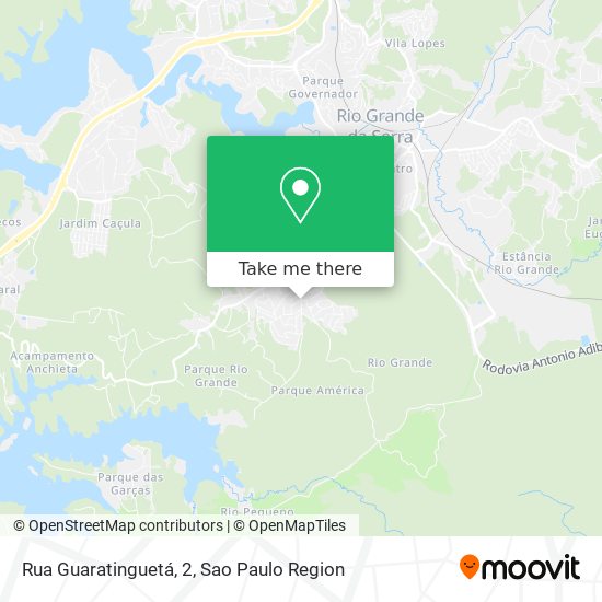 Rua Guaratinguetá, 2 map