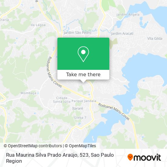 Rua Maurina Silva Prado Araújo, 523 map