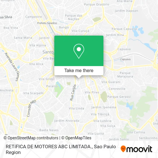 RETíFICA DE MOTORES ABC LIMITADA. map