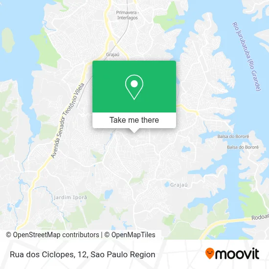 Rua dos Ciclopes, 12 map