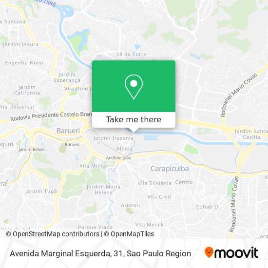 Avenida Marginal Esquerda, 31 map