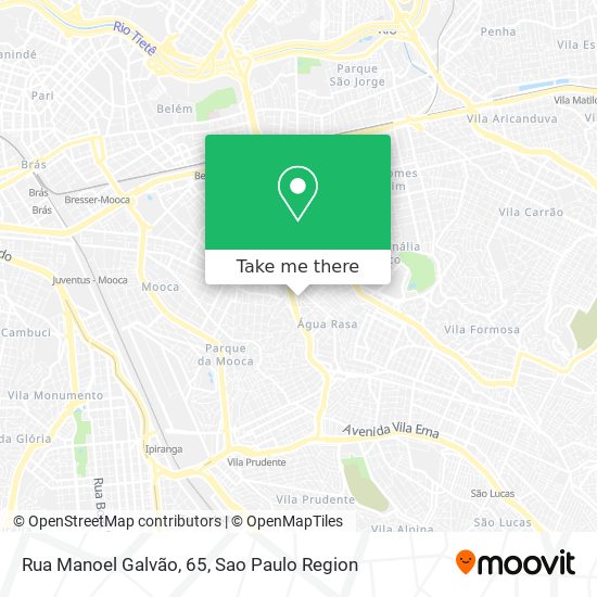 Mapa Rua Manoel Galvão, 65