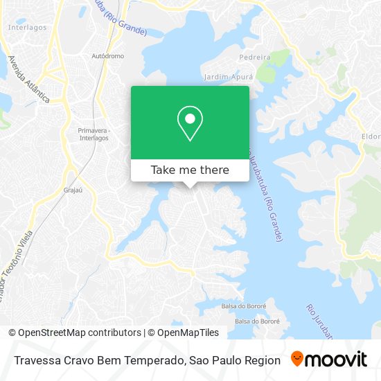 Travessa Cravo Bem Temperado map