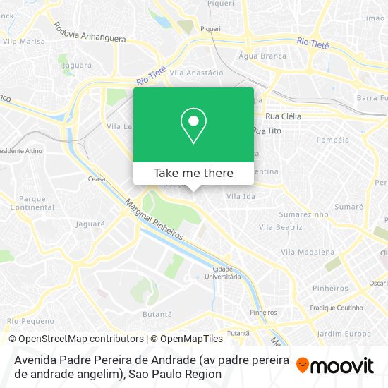 Mapa Avenida Padre Pereira de Andrade (av padre pereira de andrade angelim)