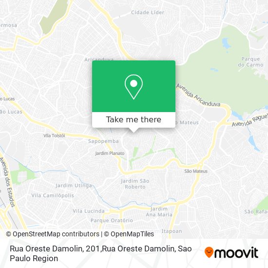 Rua Oreste Damolin, 201,Rua Oreste Damolin map