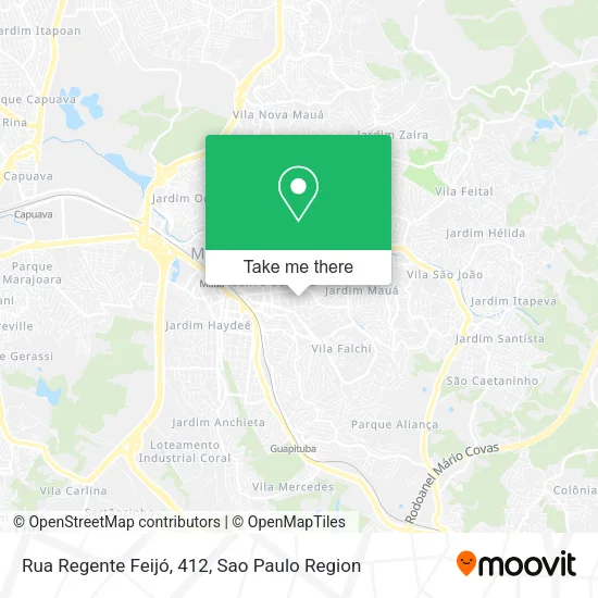 Rua Regente Feijó, 412 map