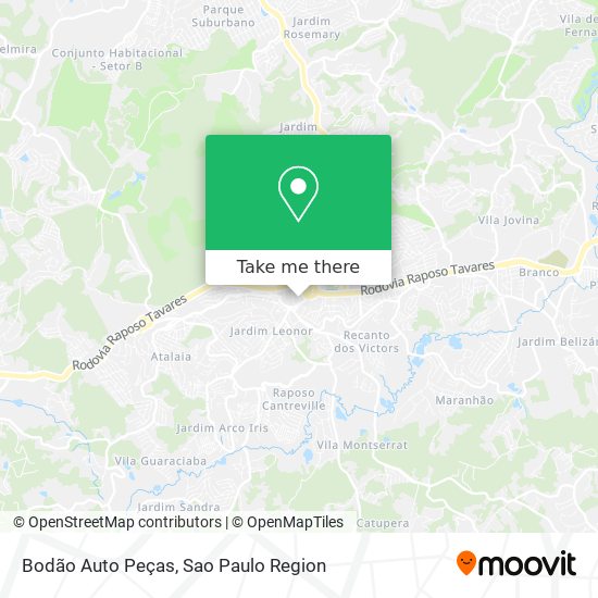 Bodão Auto Peças map