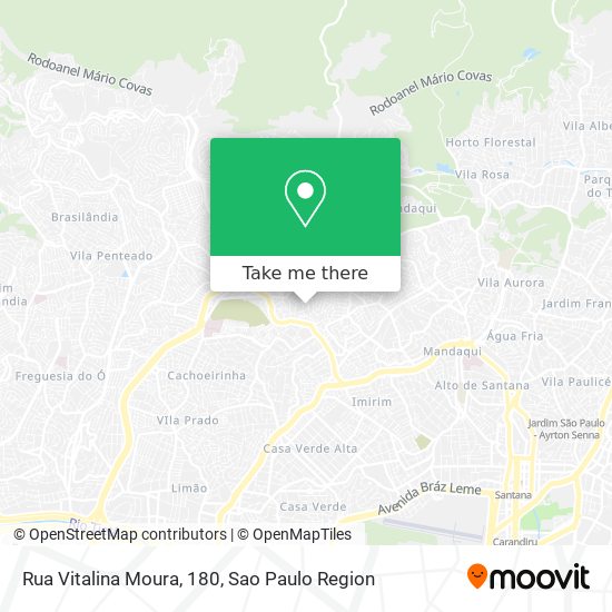 Mapa Rua Vitalina Moura, 180