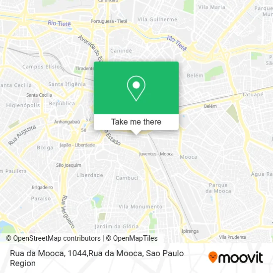 Rua da Mooca, 1044,Rua da Mooca map