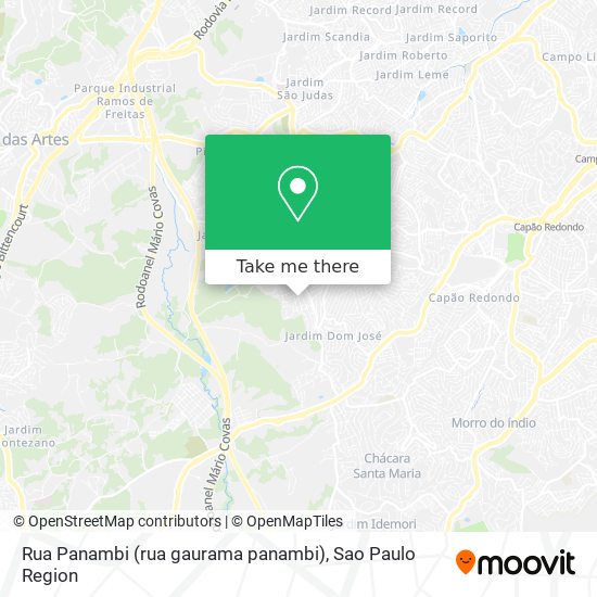 Rua Panambi (rua gaurama panambi) map