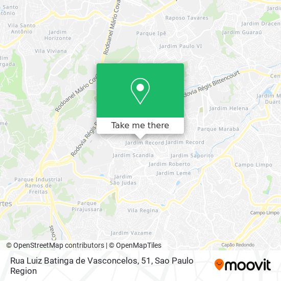 Rua Luiz Batinga de Vasconcelos, 51 map